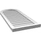 Ekena Millwork Round Top Surface Mount PVC Gable Vent w/ 2"W x 2"P Brickmould Sill Frame, 18"W x 42"H GVPRT18X4203SN - alternate 4